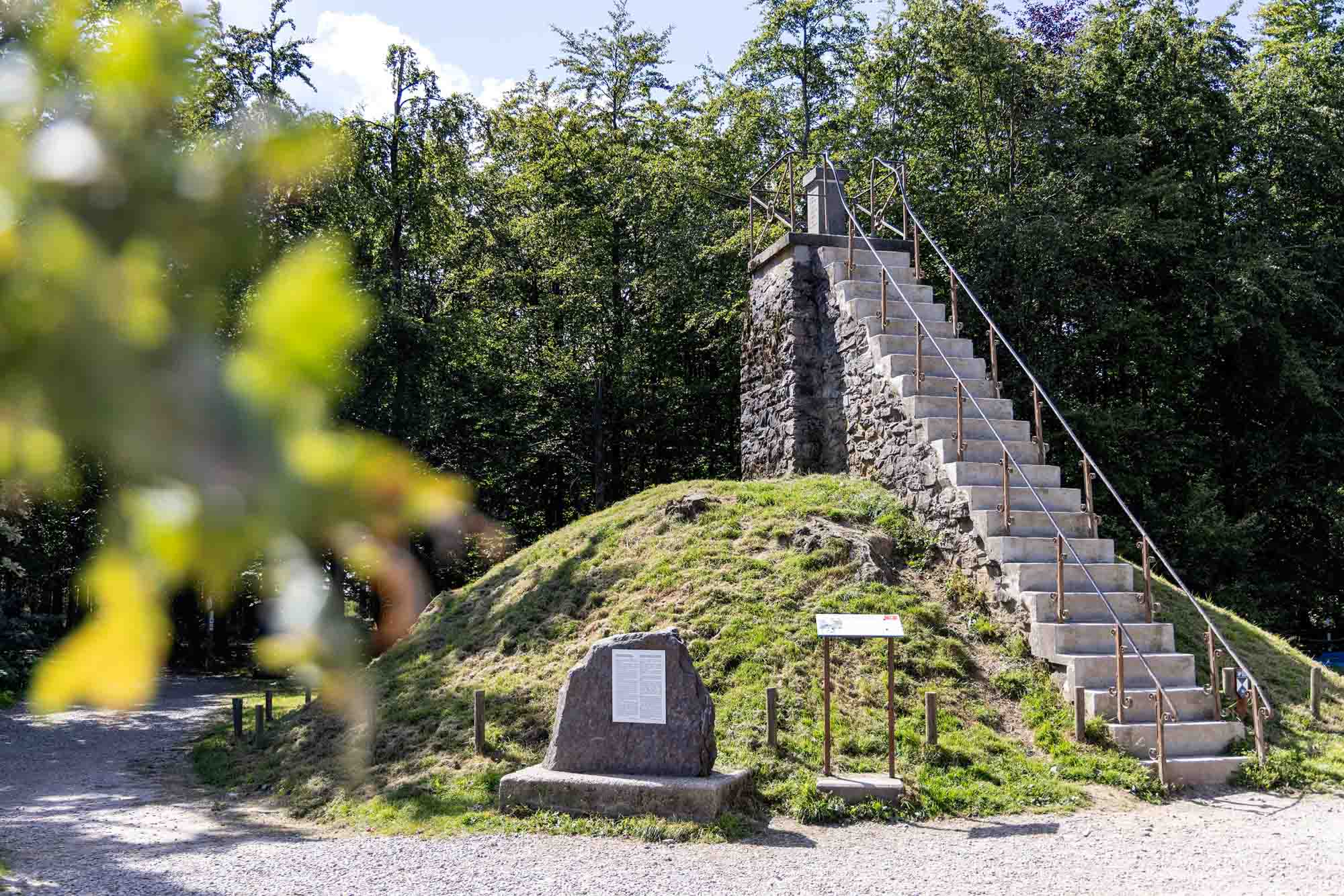 Het Signal de Botrange, het hoogste punt in het Koninkrijk België