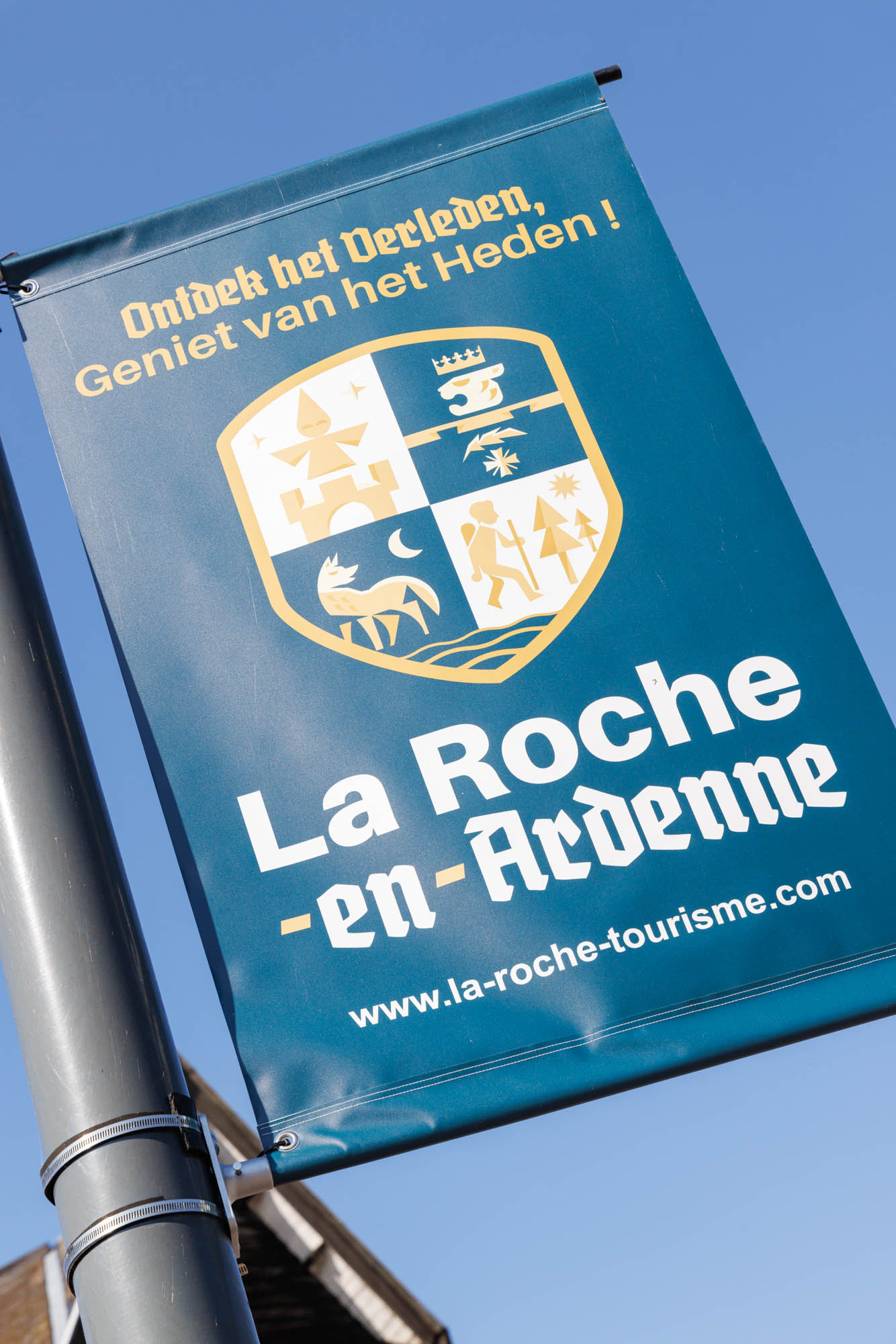 De vlag van La Roche-en-Ardenne